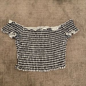 Gingham Crop Top